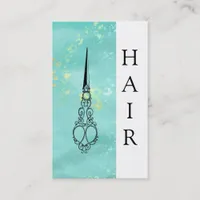 *~* Vintage Ombre Victorian Scissors HAIR SYLIST Business Card