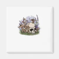 Cottagecore Aesthetic Mushroom Man Goblincore Fant Magnet