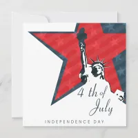 Statue of Liberty 4th of July Party Invitations