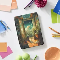 Out of this World - Room with a planetary View iPad Air Cover