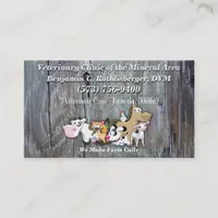 Dr Ben Veterinarian Business Card