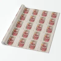 Vintage Santa Wrapping Paper