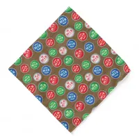 Beer Bottle Caps Bartender Barman Bandana