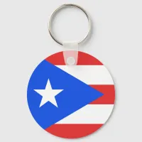 Puerto Rico Flag Keychain