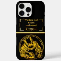 Master Welder Crafting Perfect Metal iPhone 16 Pro Max Case