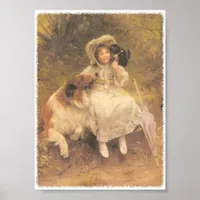 He Won't Hurt You Digital Altered Poster