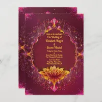 Floral Symphony: Wedding Elegance Collection Invitation