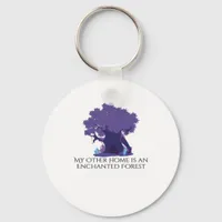 Whimsigoth Ink – Mystical Forests, Moons Magic Cla Keychain