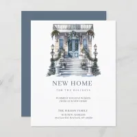 BUDGET New Home Christmas Door Holiday Moving Card