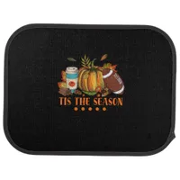 Tis The Season Pumpkin Leaf Latte Fall Thanksgivin Car Floor Mat