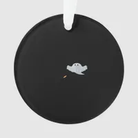 Eat Drink And Be Scary Halloween Trendy Casual  Ornament