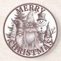 Christmas Gnomes Coaster