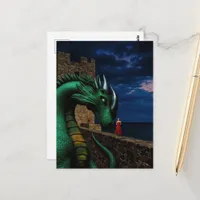 Dragon at the Castle Postcard