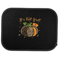 It’s Fall Y’all Pumpkin Leopard Nurse Halloween  Car Floor Mat