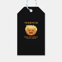 Trumpkin Make Halloween Great Again Fitted Gift Tags