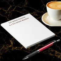 Life without Chocolate is a Life without Sunshine Notepad