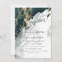 WEDDING | Teal Sapphire Watercolor BarefootBride™