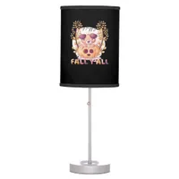 It’s Fall Y’all Pumpkin Halloween Cat Autumn Table Lamp