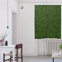 Black Grunge Effect on Dark Green Background | Blackout Curtains