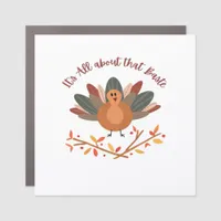 All About That Baste Sloth Classic Whimsical Style Car Magnet