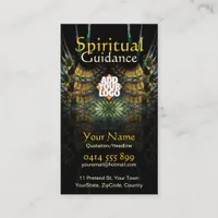 Autumn Harvest Spiritual Guidance Holistic Business Card