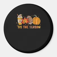 Tis The Season Football Fall Thanksgiving Football Magnet