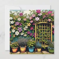 Plant and Gardening Lovers Blank Card