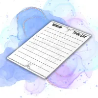 Christian Worship To-Do-List Black | Notepad