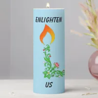 Enlighten US : Elegant Home Décor  Pillar Candle