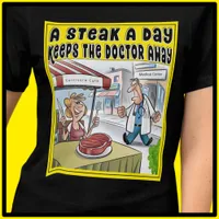 A Steak A Day Funny Carnivore Ketovore Keto  Tri-Blend Shirt