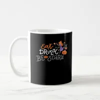 Eat Drink And Be Scary Funny Halloween Coffee Mug