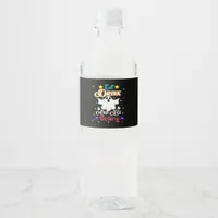 Eat Drink And Be Scary Happy Halloween Day Water Bottle Label