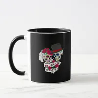 Till Death Do Us Part Skull Mug