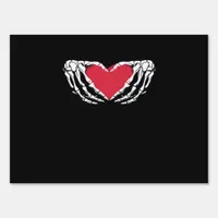 Cool Classic Funny Skeleton Hands Heart - Valentin Sign