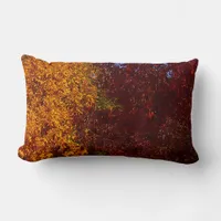 Autumn Leaves of Yellow and Purple, ZSSPG Lumbar Pillow