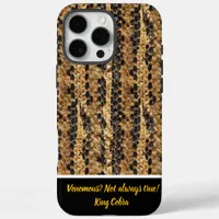 Beauty of patterned snakeskin iPhone 16 pro max case