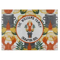 Crawfish Boil Family Cutting Board