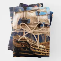 HMS Victory Lord Nelsons Ship  Wrapping Paper Sheets