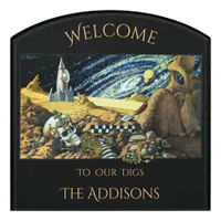 Alien Archeology Welcome Sign