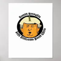 Halloween Trumpkin Pumpkin Classic Poster