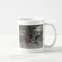 Getting the New Horse Home The Amish Way Coffee Mug