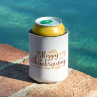 Happy Thanksgiving Can Cooler