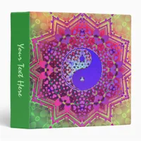 Happy Hearts Yin Yang Colourful Binder