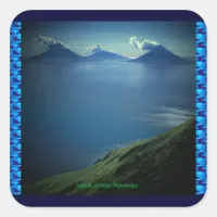 Islands of Four Mountains Square Sticker