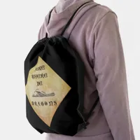 Here There Be Dragons Backpack