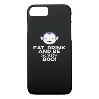 Eat Drink Scary Boo Halloween Design Creative Casu iPhone 8/7 Case
