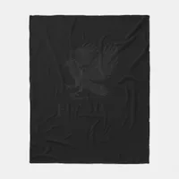 Crow, F-Caw-F Funny Bird Gothic Adult Humor Cool U Fleece Blanket