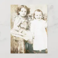 Sisters and Lace Postcard