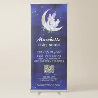 *~* Crystal Moon Flowers Psychic Metaphysical Retractable Banner