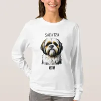  Shih Tzu Mom | Dog Lovers T-Shirt